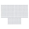 Atomik Zinc 3/8 inch 4-Prong T-Nuts 250 Pack Affordable Durable Steel Hardware for Rock Climbing Holds on Indoor and Outdoor Walls view 1