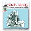 Collegiate NCAA Car Decal Made from Premium Weatherproof Vinyl (Michigan State Beaumont Tower) view 2