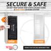 Tactical Traps - Mirror MAX Storage with Secured Door - 47.5 x 19.5 - Storage with RFID Lock and Safe & Unseen Compartment - Ebony view 2