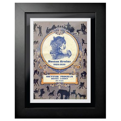 Boston Bruins Program Cover - Souvenir Program 1929