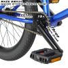 MICARGI Maze Freestyle BMX Bike, Entry and Intermediate Rider, 20-inch Wheels, Hi-Ten Steel Frame, U Brake 3-Piece Crank Micro Drive 25x 9T BMX Gearing view 4