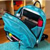 Mini Mesh Backpack for Women, Men, Beach Toys, Pool, and Swimming Gear; Mini Transparent Backpacks with Padded Straps (Aqua) view 3