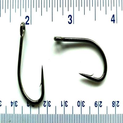 1000 Gerry's Tackle 9174 2X Strength Flyliner O'Shaughnessy Live Bait Hooks Size 3/0 - Bulk