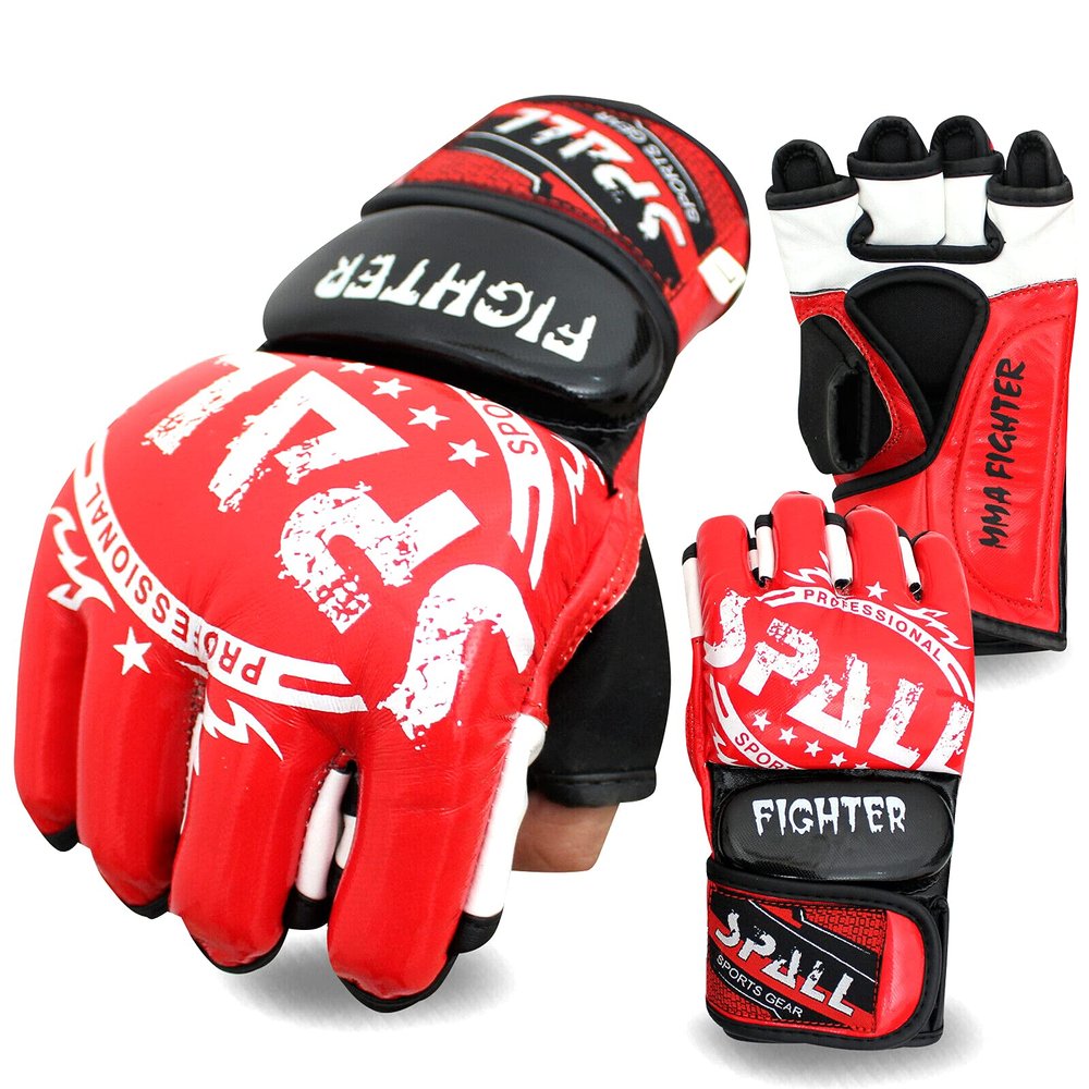 Spall Pro US MMA Gloves Kickboxing Gloves for Men & Women, MMA Gloves for Punching Bag, Sparring, Muay Thai, Training & Martial Arts