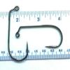 1000 Gerry's Tackle 32824 2X Strength Black Nickel 60 Degree Round Bend Jig Hooks sz 5/0 - Bulk view 1