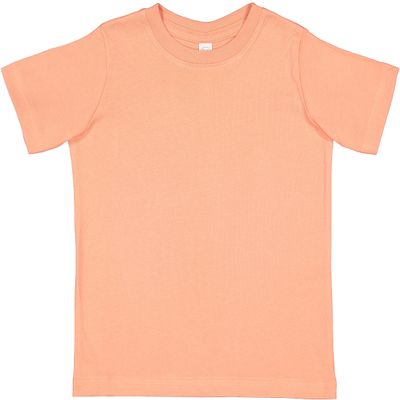 RABBIT SKINS Soft Cotton Toddler T-Shirt Boys Girls | Little Kids Tee| Blank Child Tshirt, Sunset, 4