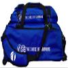 Vise Three Ball Tote Roller Bowling Bag with Shoe Pouch Blue view 1