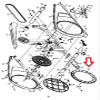 Icon Health & Fitness, Inc. Crank Arm Disc Cover 310396 Works W Gold's Gym Elliptical Bike view 2