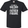 Go All Out X-Large Black Adult It's Not A Dad BOD It's A Father Figure T-Shirt view 2