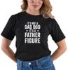 Go All Out X-Large Black Adult It's Not A Dad BOD It's A Father Figure T-Shirt view 3