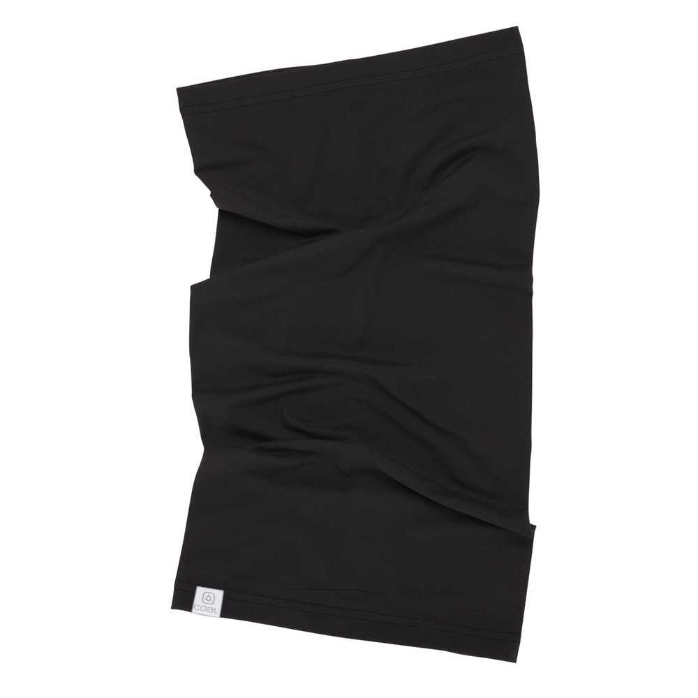 Coal Shield Moisture Wicking Stretch Face Mask Neck Gaiter for Running, Outdoors, Black