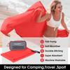 4Monster Quick Dry Travel Towel with Case & Carabiner  Super Absorbent Microfiber Gym & Camping Towel. Compact, Lightweight, Fast Drying for Beach, Swimming, Hiking, Backpacking view 2