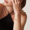 PAVOI 14K Rose Gold Plated Beaded Bracelet | Womens Ball Bracelet | Plated Gold Bracelets For Women view 4