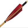 UUPA 12Pcs 33'' Wooden Arrows Hunting Arrow Traditional Handmade Turkeys Feather Arrows for Archery Recurve Bow Longbow Archery Hunting view 2