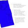 2 Pack Kidsy Boys Casual Beach Cargo Shorts Soft Cotton, Pull-On/Drawstring Closure, Two Pockets Crimson/Cobalt, 2 view 4