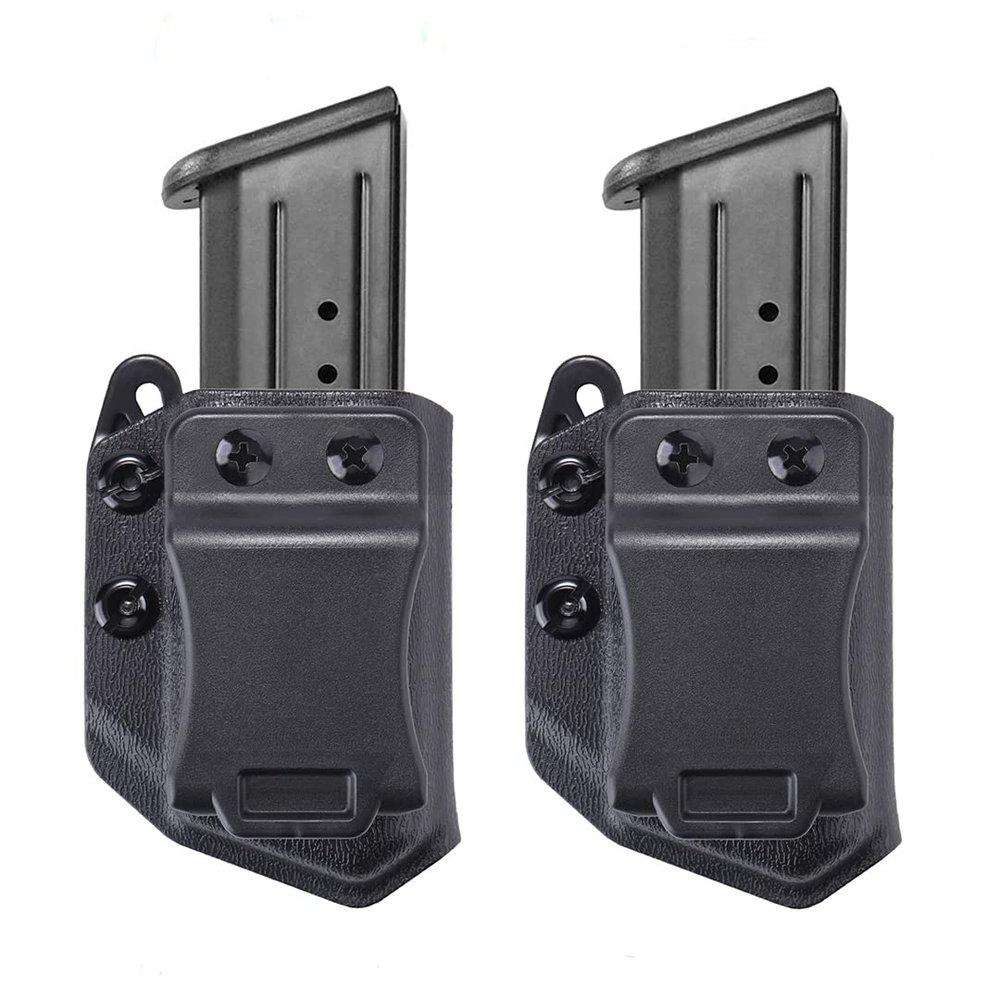 2-Pack Universal Mag Carrier IWB/OWB Magazine Holster Fit: 9mm/.40 Double Stack Magazines