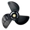 Aluminum Outboard Semi Cleaver Propeller Boat Prop 14x11 Pitch Replacement for Suzuki DF60/70, DT75-140HP 13 Spline Tooth view 2
