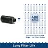 WATER TO GO Replacement filters - Pack of 2 - Triple Nano Filtration Technology. Fits all Filtered Water Bottle view 3