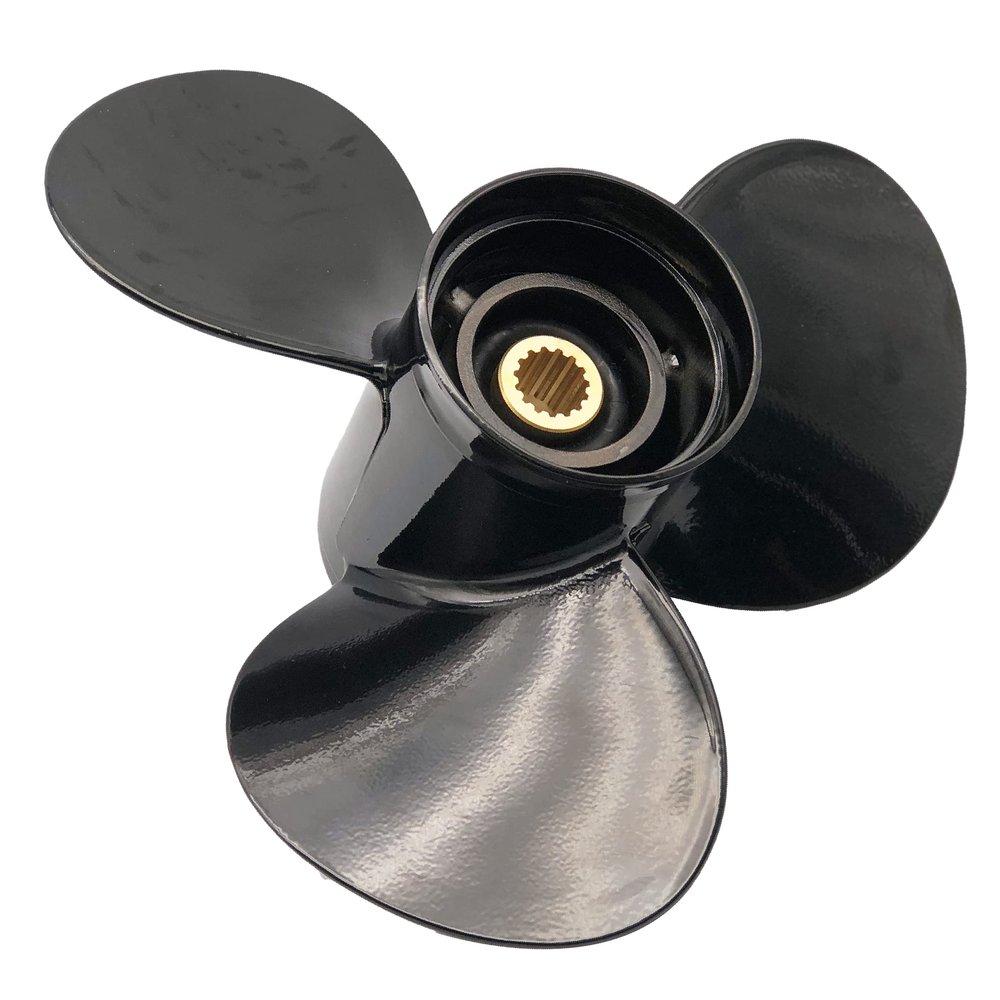 Aluminum Outboard Cupped Propeller Boat Prop 14 1/2x19 Pitch Replacement for Suzuki DT150/175/200/225HP