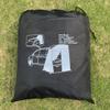 SUV Tailgate Shelter Tent Privacy Shelter Waterproof Black Portable Changing Room for Biking Toilet Shower Sleeping Beach Swimming L:W:H:4.9ft:4.9ft:7.5ft 6pcs Tent Pegs to fix view 4