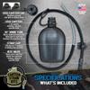 Hydration Tube Covers Canteen Straw Kit (Black with Canteen) view 2