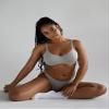 Smart & Sexy Women's Cloud Cotton Comfort Collection Scoop Neck Unlined Underwire Bra, LIGHT GREY HEATHER, 40D view 2