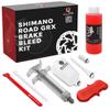 BleedZone - Bicycle Brake Bleed Kit Designed for Shimano Brake Bleed Kit, Road Gravel Brakes with Pro Syringe and 120ml Mineral Oil Brake Fluid, Built for Shimano Bicycle Hydraulic Brakes view 1
