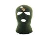 ALLNTRENDS Adult Three Hole Mask Henny Embroidered Face Cover Warm Cold Winter Hat (one Size, Olive) view 1