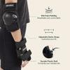 Retrospec Knee Pads, Elbow Pads & Wrist Guards for Men, Women & Kids - Protective Gear for Skateboarding, Roller Skate, Rollerblade, BMX & Scooter - Multi Sport Pad Set - Black - Adult (15+) view 2