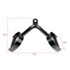 LKP Tricep Press Down Bar Row Handle Cable Machine Attachment V Bar Exercise Double-D Handle Accessories for Home Gym Weightlifting Machine view 2