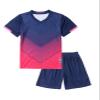 Hiheart Boys Quick Dry Short Sleeve T-Shirt and Mesh Shorts Soccer Set Navy 5-6 view 1