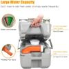 ReunionG Split Portable Toilet w/ 5.3 Gal Water Tank, RV Toilet, Sealing and Smell-proof Design, 3-Piston Pump Flush, Outdoor Flush Toilet for Camping, Hiking, Boating, Hospital, travel view 3
