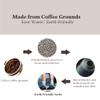 APRIME ECO-CAFE Crew Cushion Outdoor Socks Made from Coffee Grounds for Hiking, Trail Running, Climbing and Cycling (Medium, Forest) view 2
