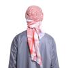 BXT Men Shemagh Arab Kafiya Keffiyeh Middle East Head Scarf Arabic Muslim Head Wrap(Red) view 2