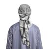BXT Men Shemagh Arab Kafiya Keffiyeh Middle East Head Scarf Arabic Muslim Head Wrap(Black) view 2