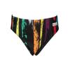ARENA Men's Team Painted Stripes Brief, Black-Multi Yellow, 22 view 3