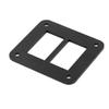 Switch Panel Housing Holder, 2 Way Black Aluminum Car Trailer Boat Switch Panel Housing Holder for Switch mounting Bracket Marine Switch mounting view 1
