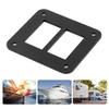 Switch Panel Housing Holder, 2 Way Black Aluminum Car Trailer Boat Switch Panel Housing Holder for Switch mounting Bracket Marine Switch mounting view 2