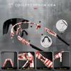 ATTCL Bike Sunglasses, Cycling Polarized Sunglasses for Women and Men, UV Protection Big Frame Red+zebra+black 550 view 4