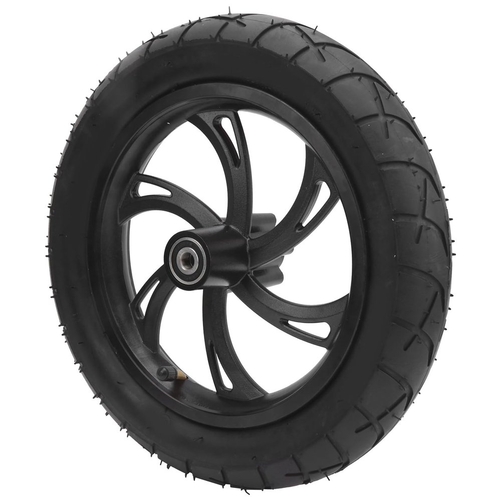 12in Bike Wheel Tire, Electric Scooter Tire with Wheel Hub Rubber Tyre Electric Scooters Equipment Tires Replacement 12 1/2X2 1/4 Riding
