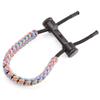 AMEYXGS Bow Wrist Sling Archery Wrist Sling Hand Adjustable Braided Hunting Shooting Wrist Strap Durable Wrap Bracelet (Colorful) view 3