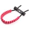AMEYXGS Bow Wrist Sling Archery Wrist Sling Hand Adjustable Braided Hunting Shooting Wrist Strap Durable Wrap Bracelet (Pink) view 4