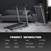 Anwick Home Foldable Treadmill with Incline, Folding Treadmill for Home Workout, Electric Walking Machine 15 Preset or Adjustable Programs 265 LB Capacity MP3 view 3
