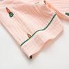 ACESTAR Toddler Girls Boys Pajamas Set Summer 2 Pcs Pjs Set - Kids Short Sleeve Button Down Sleepwear (Light Pink Carrot, 7T) view 3