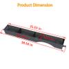 WFLNHB Front Basket Dash Storage Organizer Black Replacement for EZGO RXV 2008+ Golf Carts view 3
