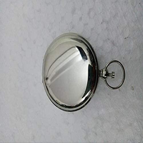 Zubaida Nauticals Brass Silver Pocket Compass Foldable Compass 2 inch Approx