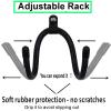 Pmsanzay Skateboard Wall Hanger Wall Storage Display Skateboard Wall Rack Wall Mount - Store Horizontally or Vertically/Adjustable Size - Hold up to 20 KG. (40LBS) - W/Hardware - No Board Included view 3