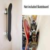 Pmsanzay Skateboard Wall Hanger Wall Storage Display Skateboard Wall Rack Wall Mount - Store Horizontally or Vertically/Adjustable Size - Hold up to 20 KG. (40LBS) - W/Hardware - No Board Included view 4
