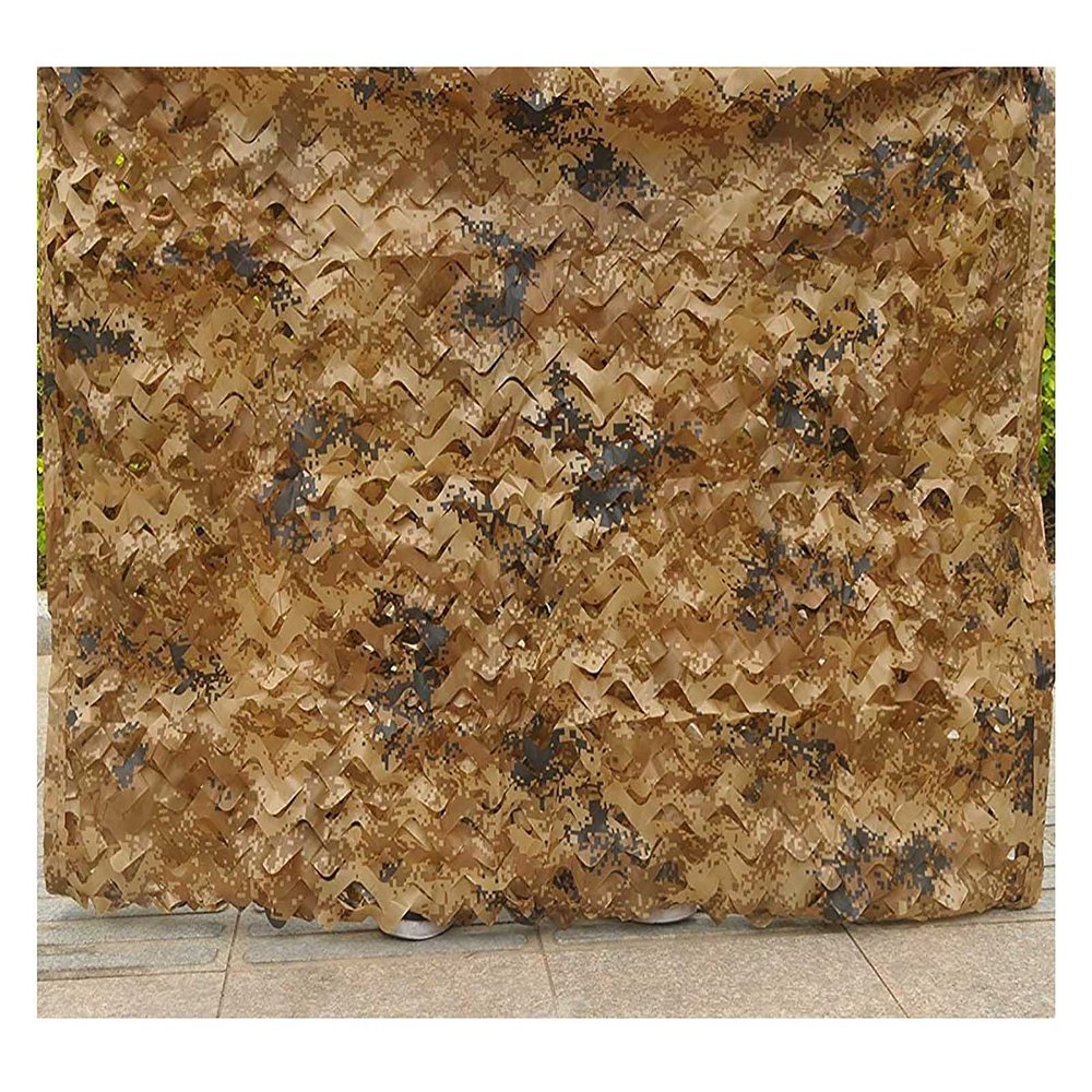 Tophacker Desert Camouflage Net Camouflage Sunshade Net 6Ft 10Ft 13Ft 16Ft 19Ft 23Ft 26Ft 32Ft Hunting Blinds for Shooting Privacy Fence Screen Awning for Outdoor Beige