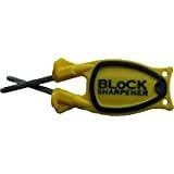 Made in America Block's Hand held Hunting knife sharpener that is made to sharpen and hone blades back to their original cutting edges.